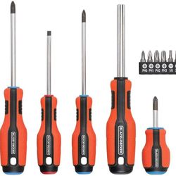 NEW — BLACK+DECKER Magnetic Screwdriver Set, 17-Piece