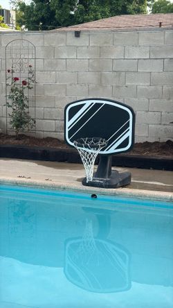 Basketball hoop for pool