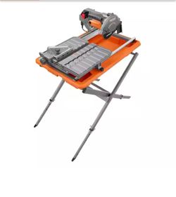 🆕 9-Amp 7 in. Blade Corded Wet Tile Saw with Stand