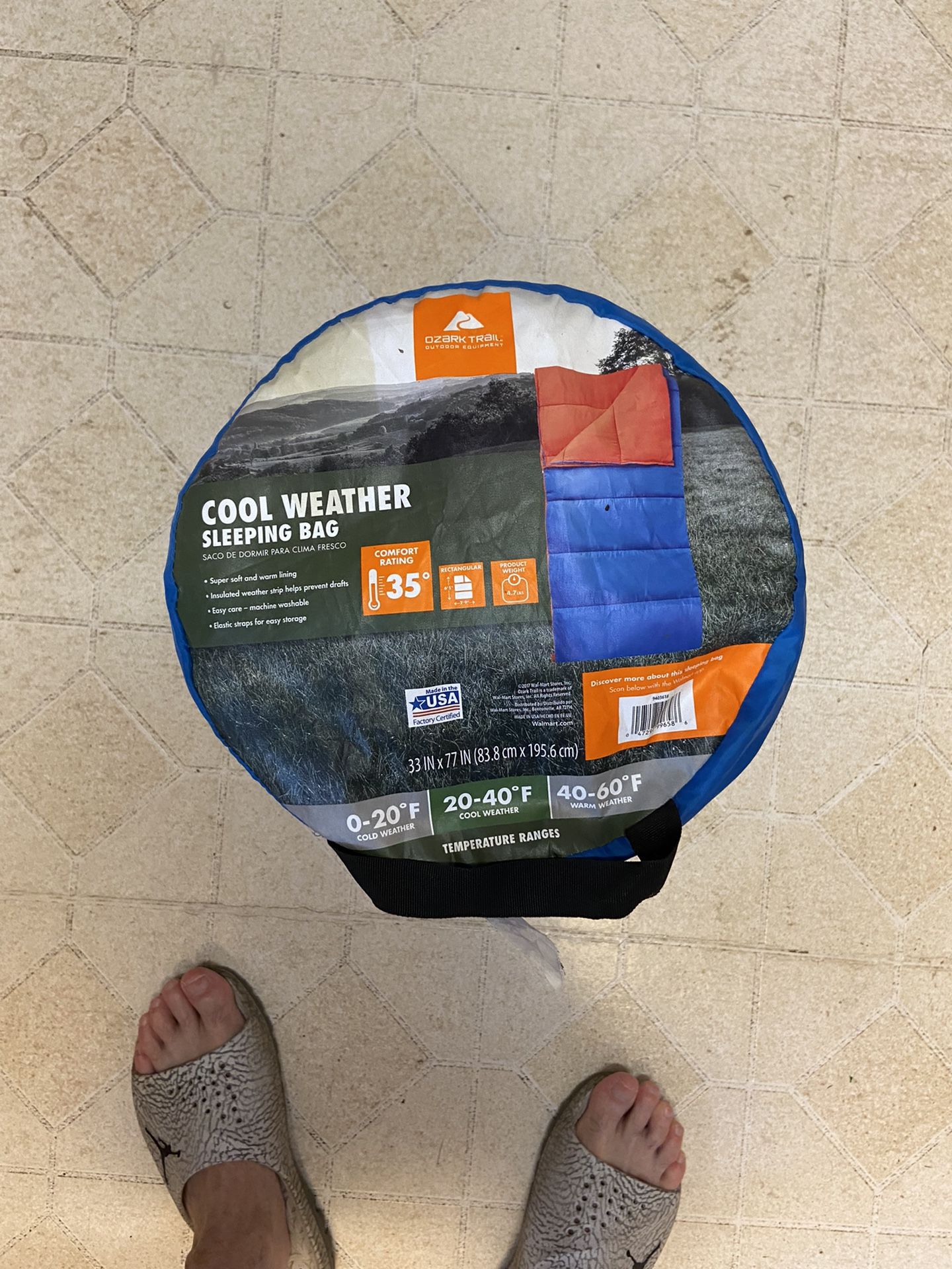 Coleman Ozark Trail Cool Weather Sleeping Bag