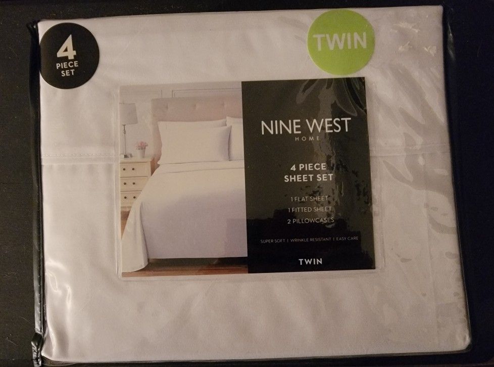 Nine West 4-Piece Twin Sheet Set