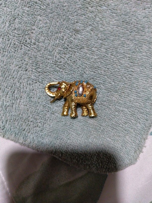 Elephant Brooch
