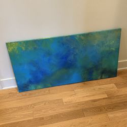 Large Abstract Original Art Work 48 X 24