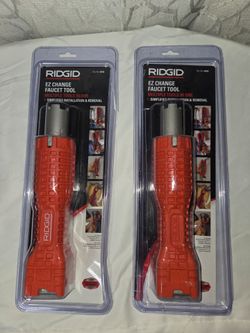 Ridgid EZ Change FaucetTool $16 ea. (Price Is Firm)
