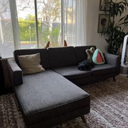 Mid Century Modern Sofa Chaise (Free)