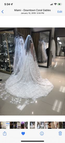 Wedding Dress With Flower Details