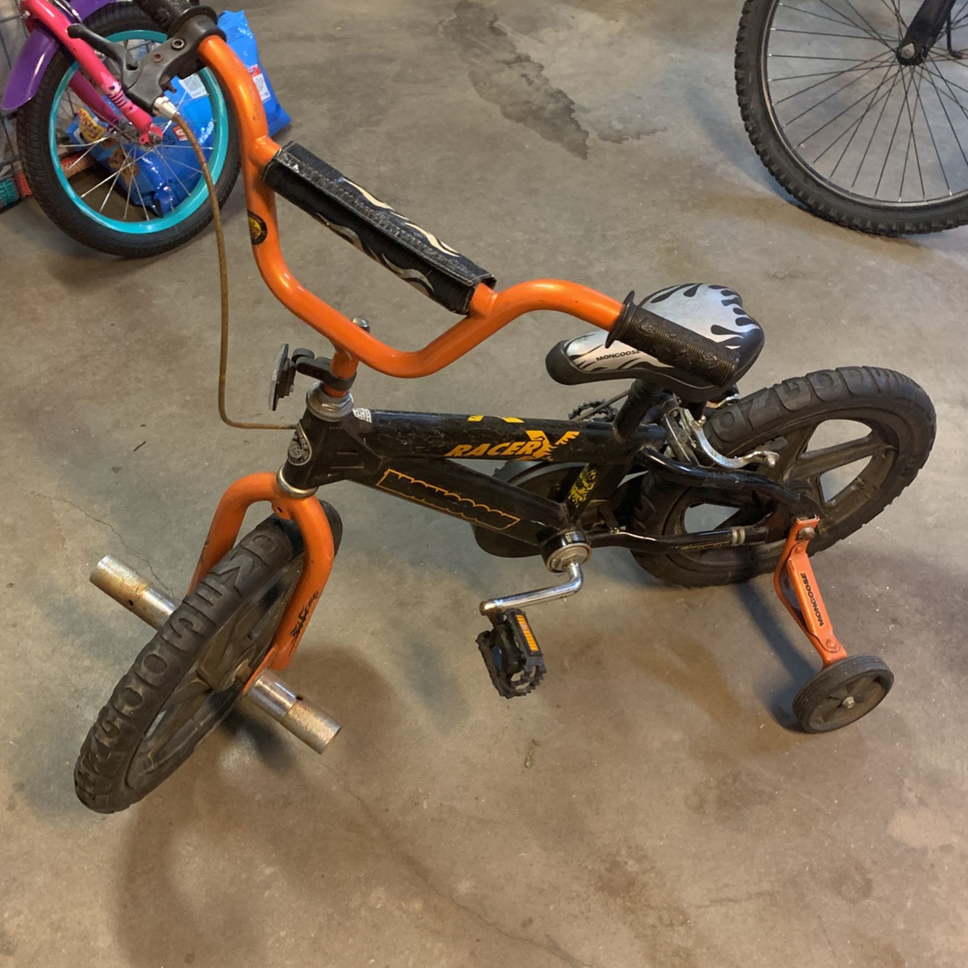 Mongoose Bike with Training Wheels
