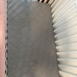 Adley 3-in-1 Convertible Baby Crib with Newton baby mattress