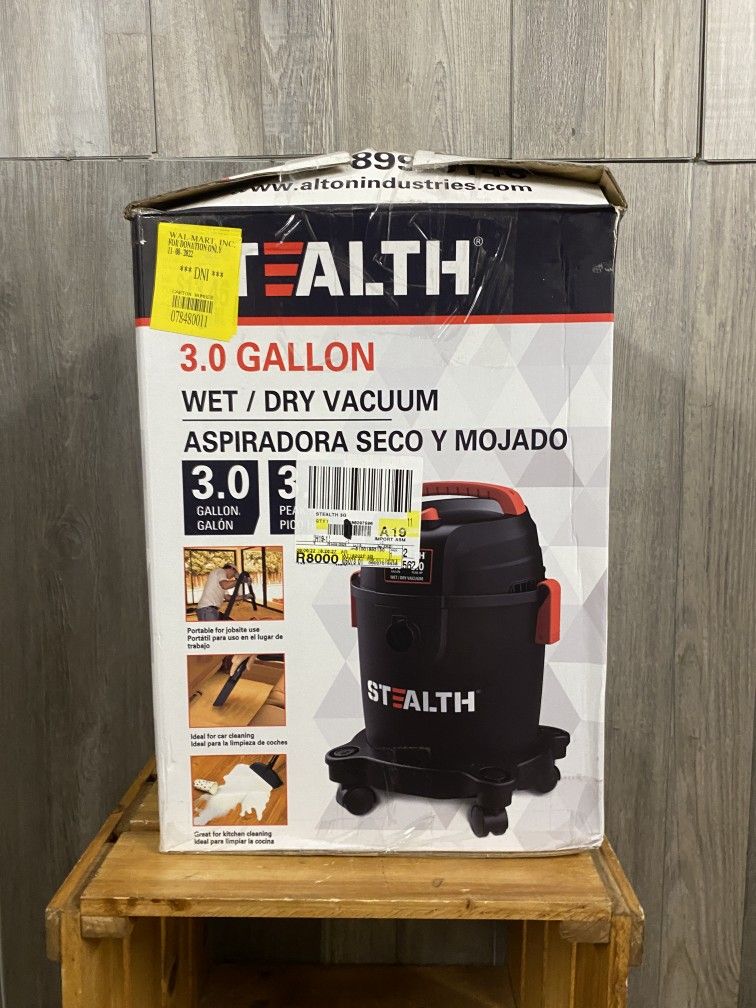STEALTH 3 Gal Wet/Dry Vacuum for Sale in Auburn, WA OfferUp