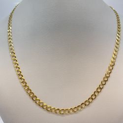 Gold Cuban Chain 14K New 