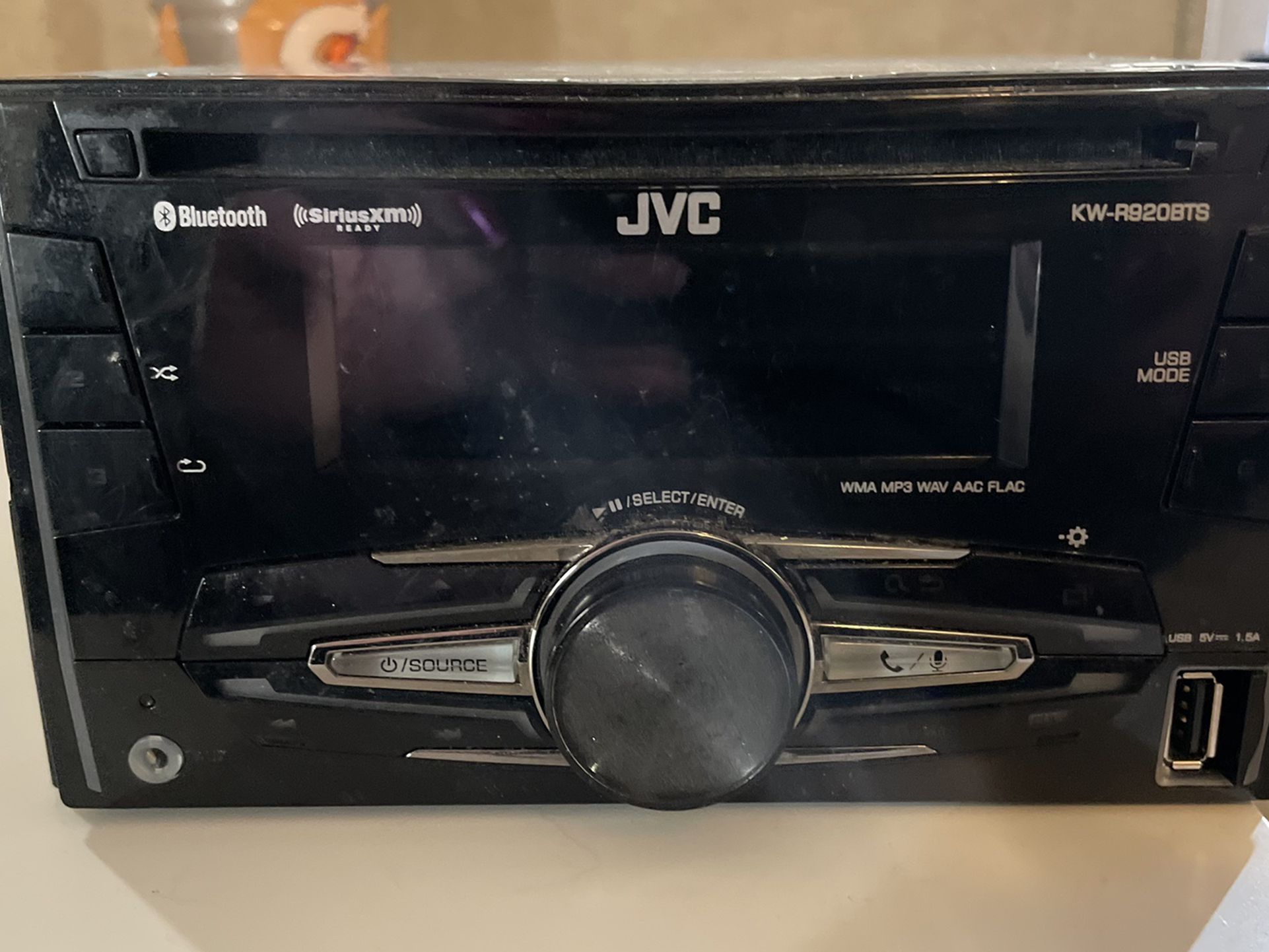 Jvc Car Stereo (?double Deck) Bluetooth And Color display