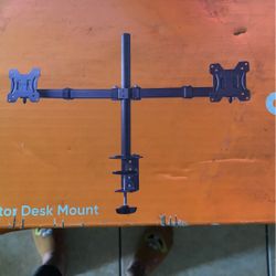 Full Motion Dual Monitor Desk Mount 
