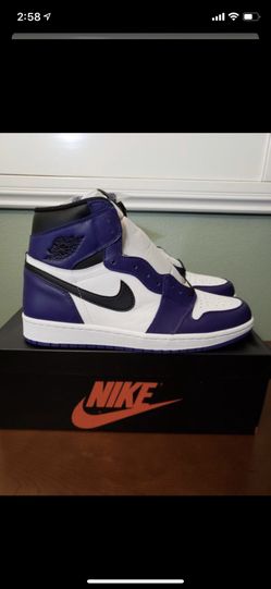 JORDAN 1 Court Purple Size 10x2