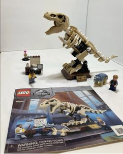 Lego 76940 Jurassic World T Rex Dinosaur Fossil Exhibition 100%