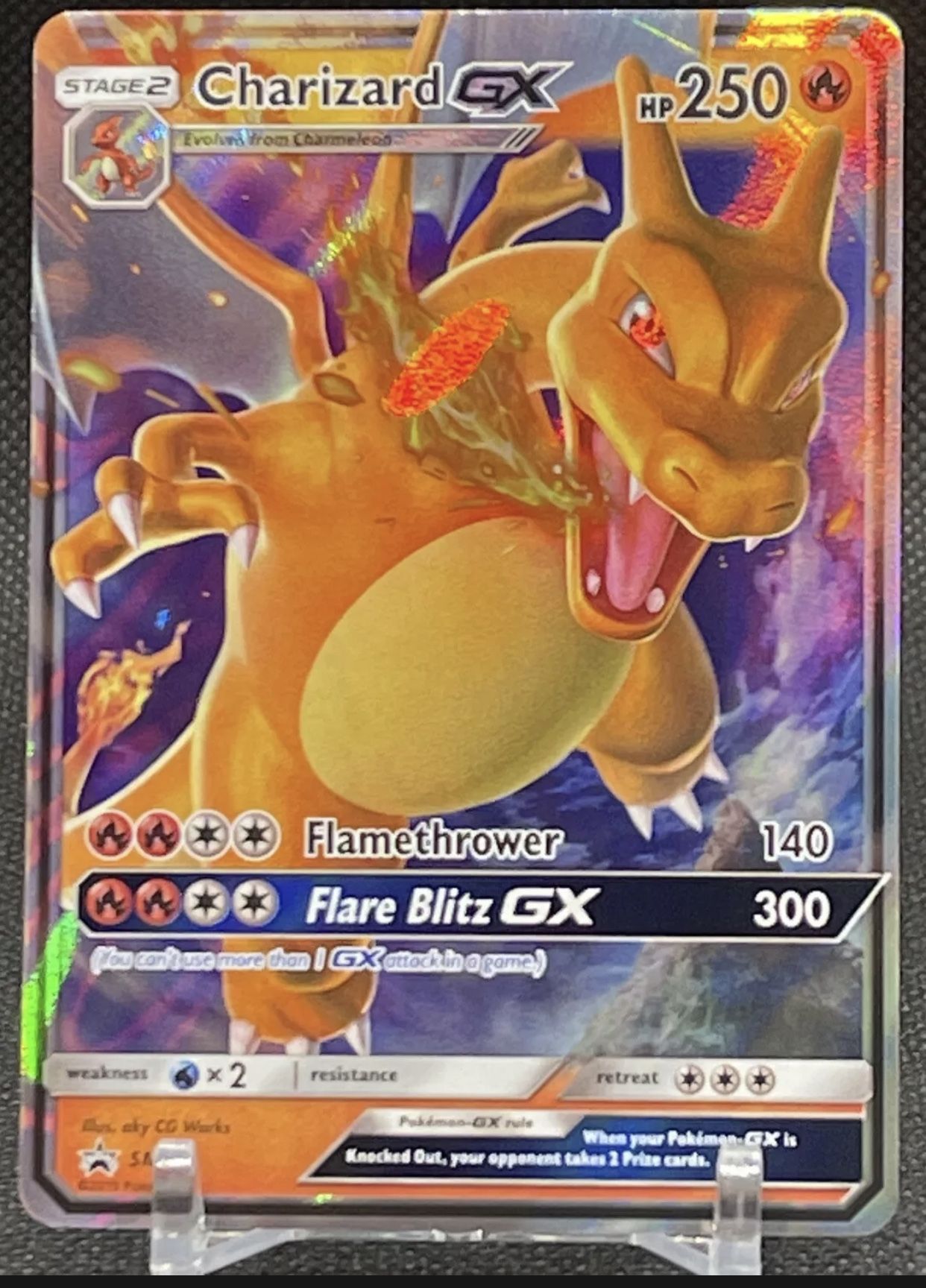 Charizard GX SM211 Pokemon TCG Hidden Fates Black Star Promo Ultra Near Mint