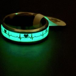 Glow In The Dark Ring, Size 10
