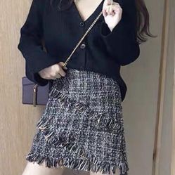 Mini Black Skirt