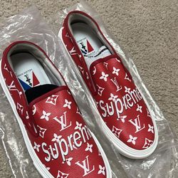 Luis V x Supreme Slip On Vans 10.5 Size Men