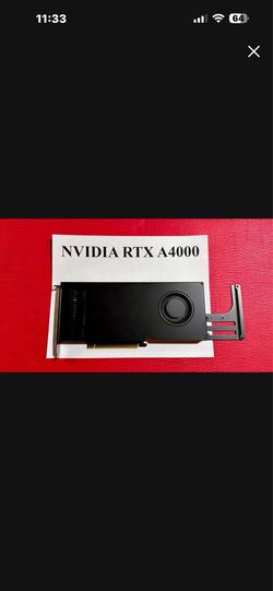 NVIDIA RTX A4000 16GB GDDR6 Graphics Video Card GPU