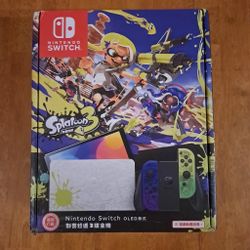 Limited Edition Splatoon 3 Oled Nintendo Switch 