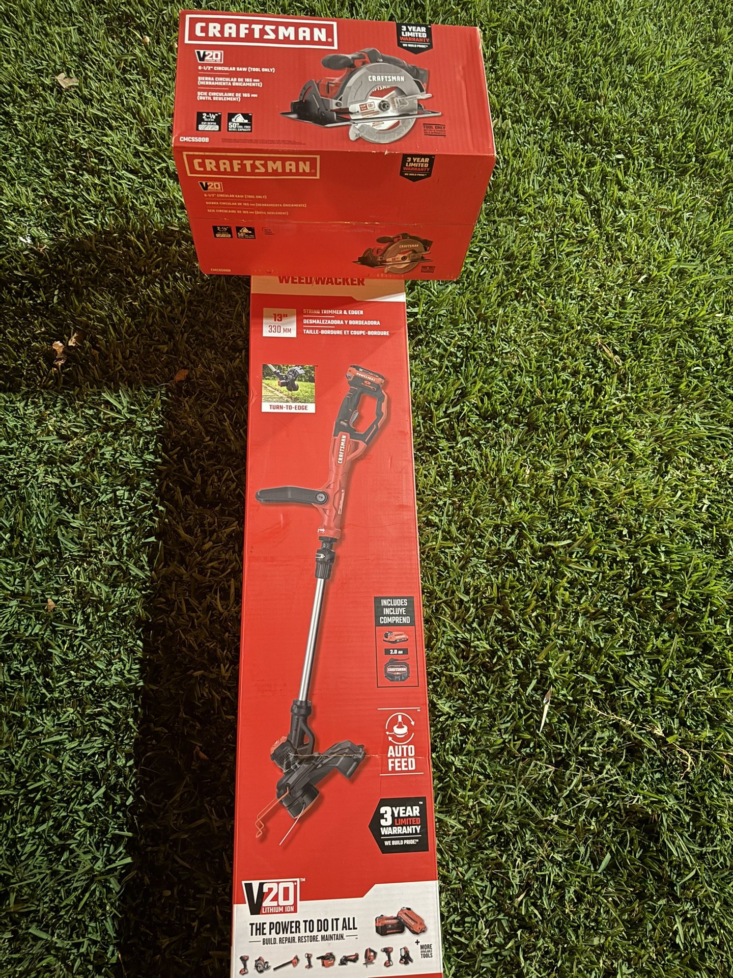 Craftsman Circular Saw & Craftsman Battery Edger Kit