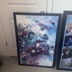 Marvel And Star Wars Wall Art