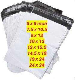 Poly mailers self sealed 6x9