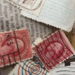 Vintage  postal stamps
