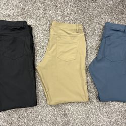 Men’s LULULEMON Multi-Color Pants - Size 34
