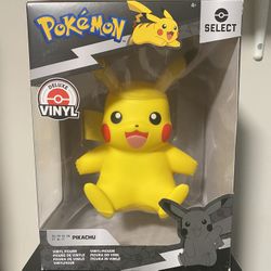Pokemon Pikachu Select Vinyl Figure - 8-Inch Figure Made from Vinyl