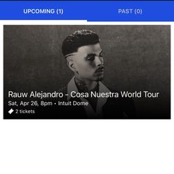 Rauw Alejandro Floor Tickets