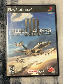 Rebel Raiders Operation Nighthawk PS2 PlayStation 2 - CIB, w Manual. Pre Owned