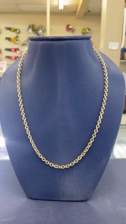 14k Rolo Link Chain