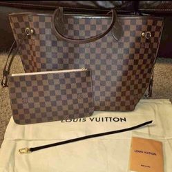 Louis Vuitton Handbag AND Wristlet! 