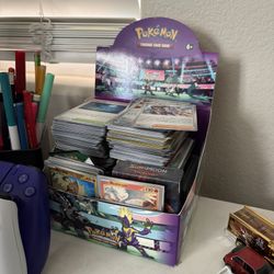 Pokémon Cards With Cardboard Holder