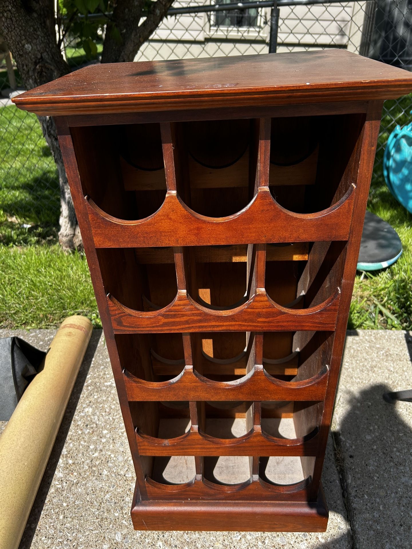 Pier 1 Wood Wine Rack