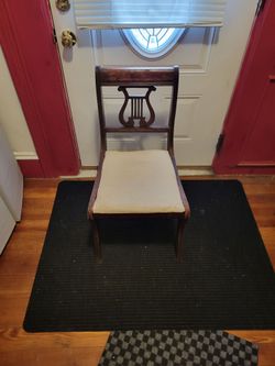 Harp back chair