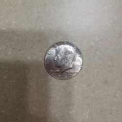 1967 40 % Silver Kennedy Half Dollar.  BU 