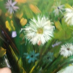 Oil Paintings Of Flowers 5 Ft By 5 Ft