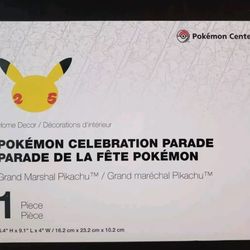 Pokemon Center Celebration Parade Grand Marshal Pikachu Figure Statue