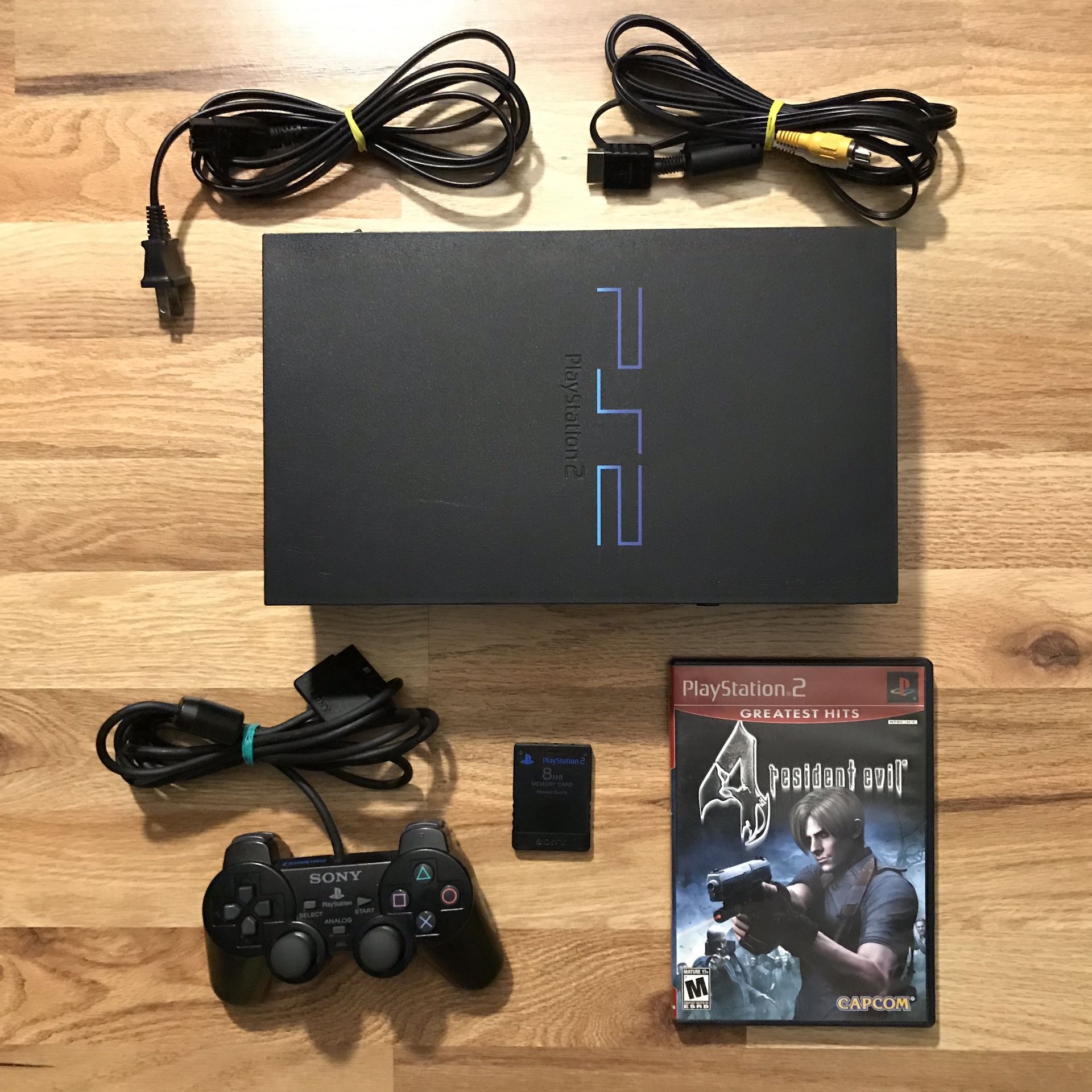 PS2 Original Memory Card 8mb Blue Playstation 2 PS3 For Sale