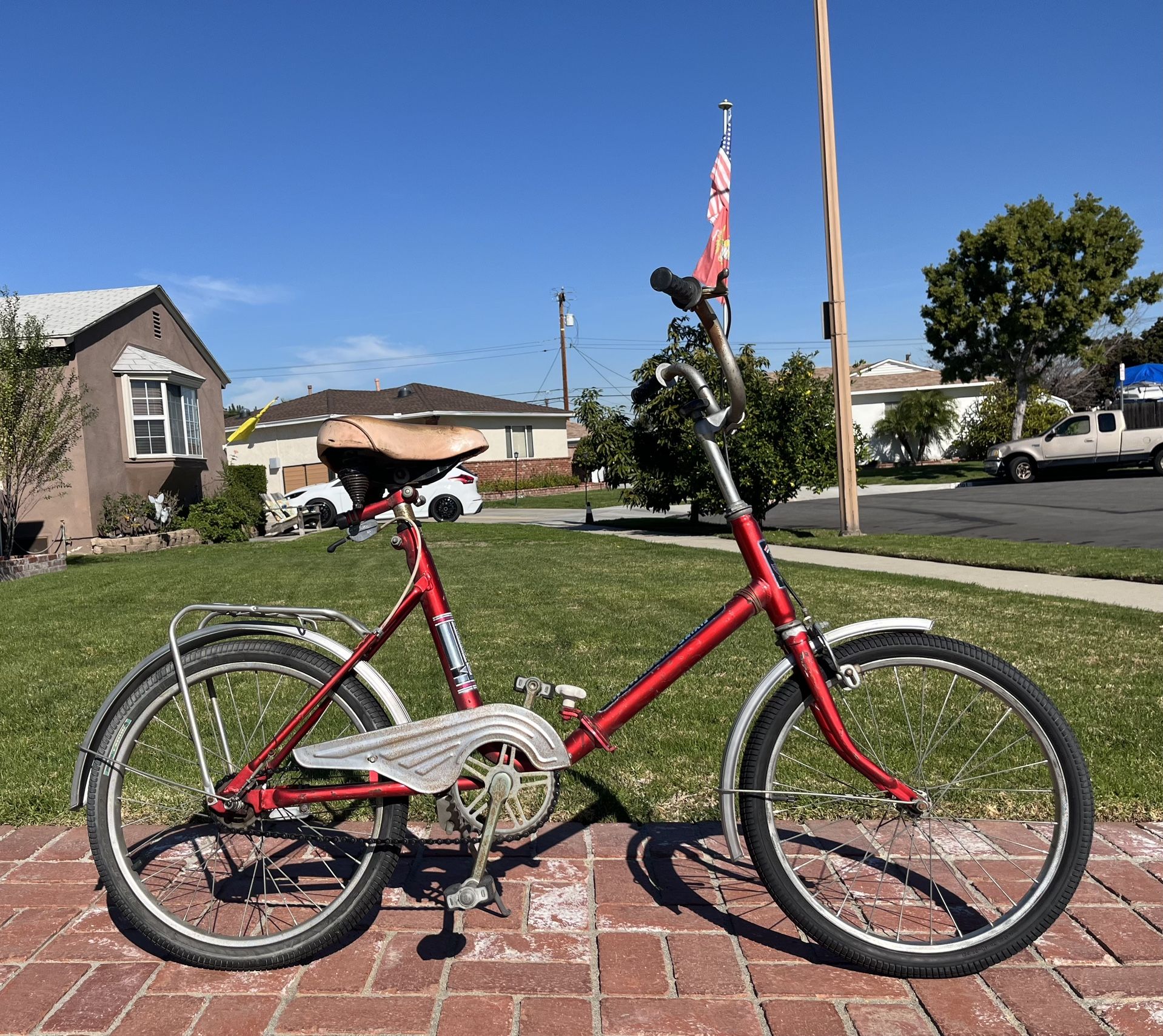 Vintage 1980 Flying Dutchman 20” Folding Bike