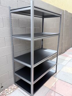 5-Tier Metal Garage Shelving Unit 6ft x 4ft