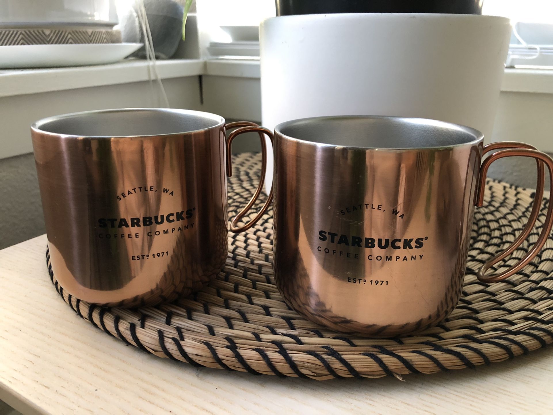 Starbucks Copper Mugs