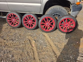 Toyota car rims and tires