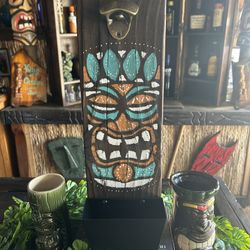 Tiki Inspired Bottle Opener