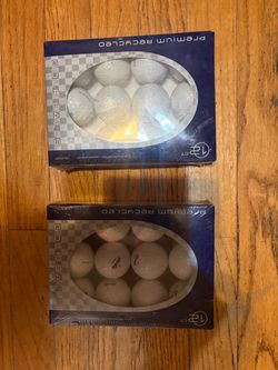 Christmas Gift - 24 Premium Recycled Golf Balls – 2 Sealed Boxes – NEW