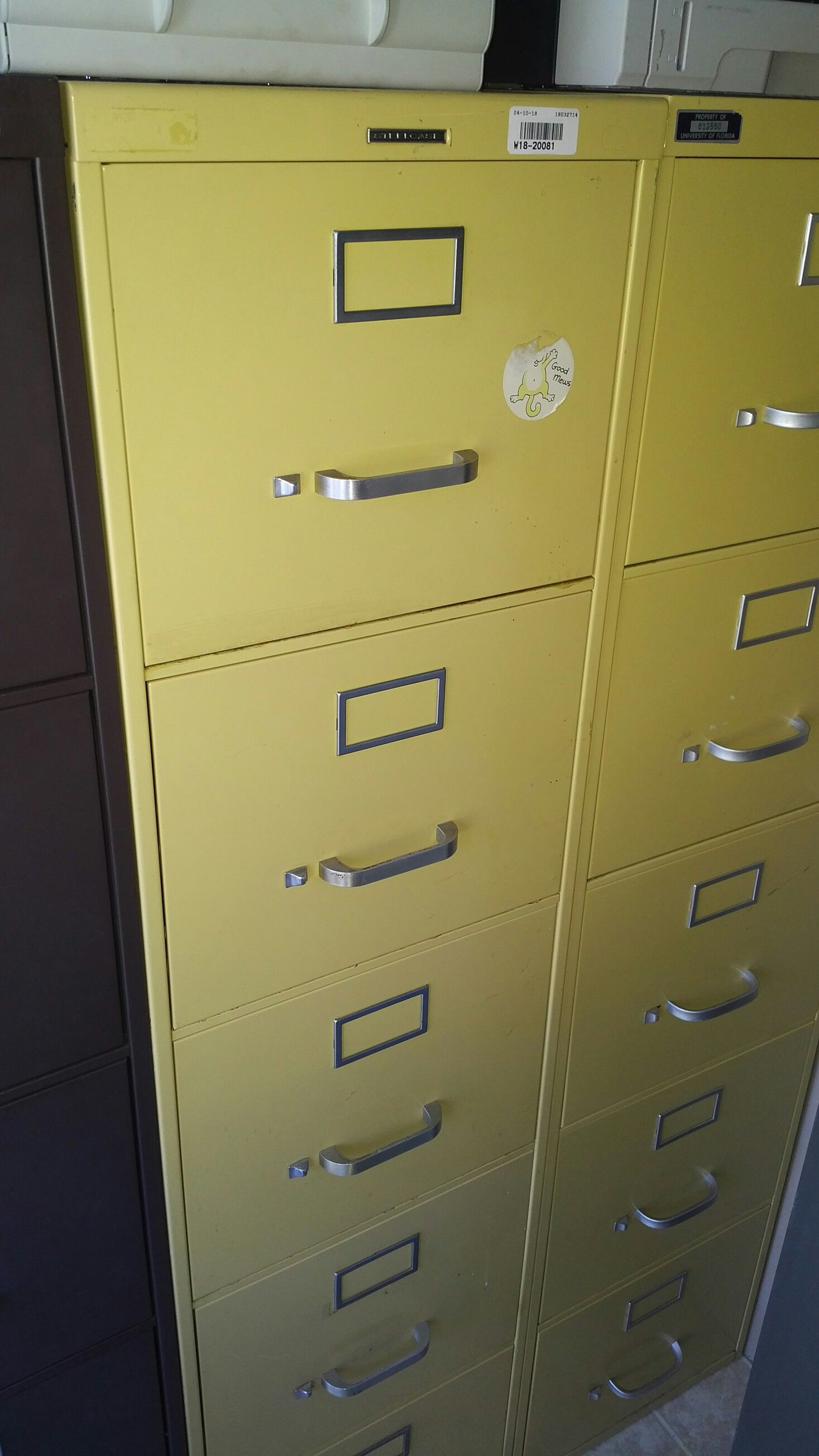 Steelcase 5 Drawer File Cabinets