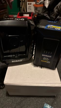 Kobalt 80 Volt 6 Ah Batteries With Rapid Charger