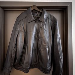 Men’s Tommy Hilfiger Leather Bomber